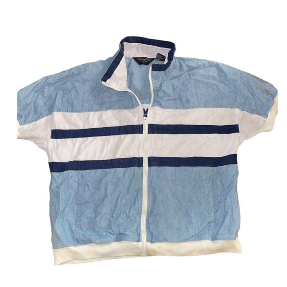VTG Christian Dior Jacket 80s Windbreaker Bomber‎